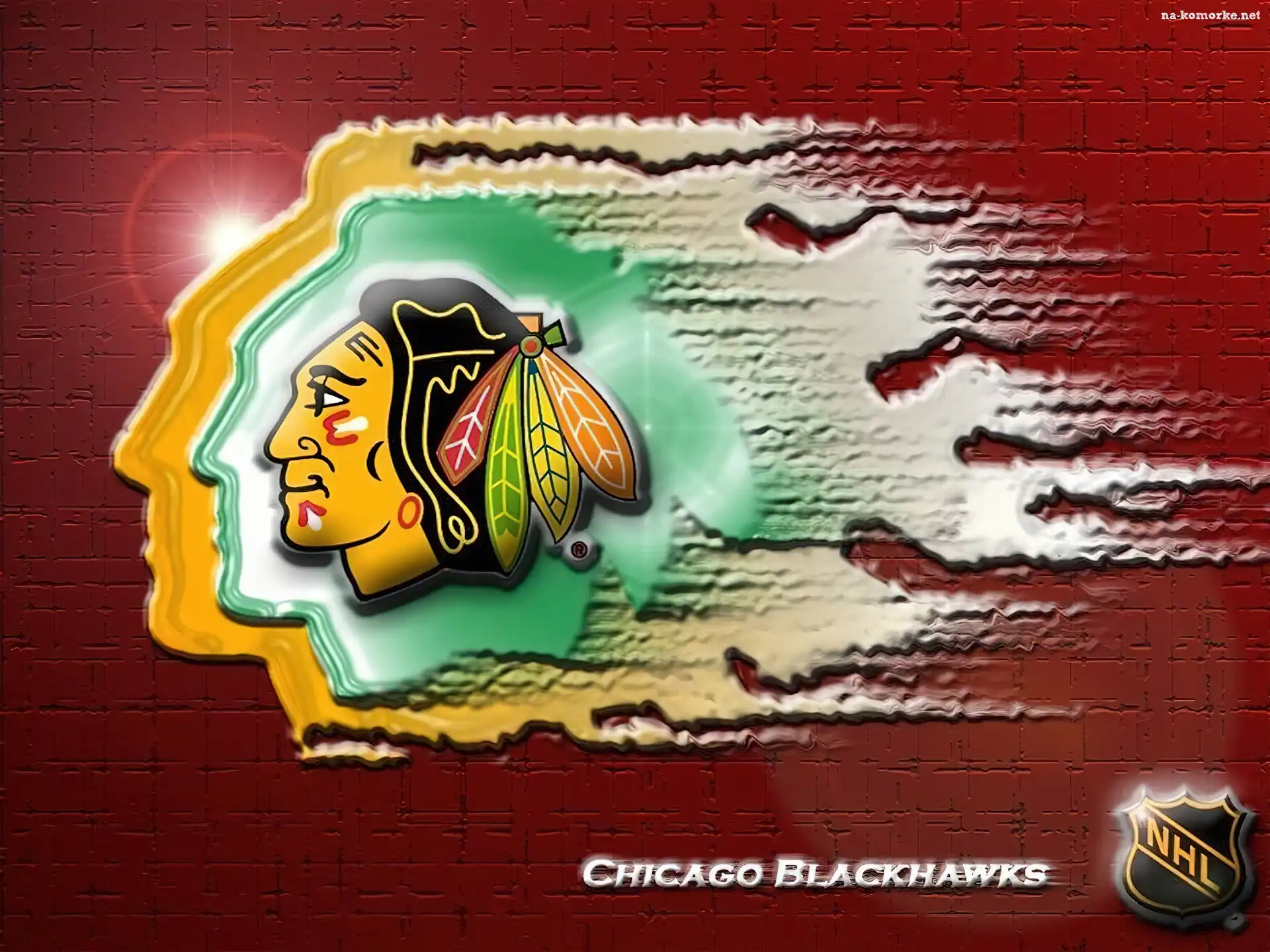 Logo, Chicago Blackhawks, Drużyny, NHL