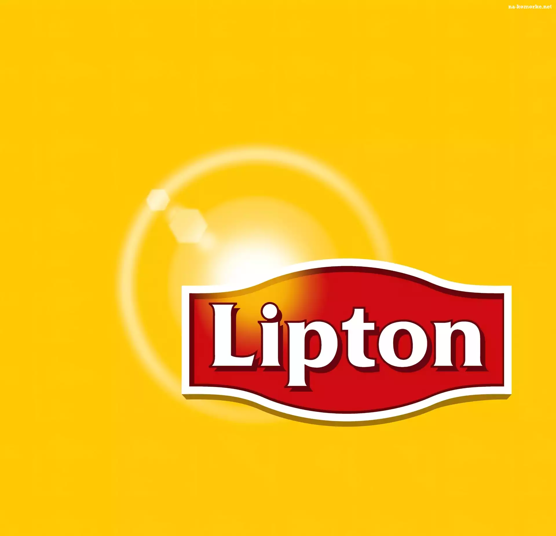 Logo, Tło, Lipton, Żółte