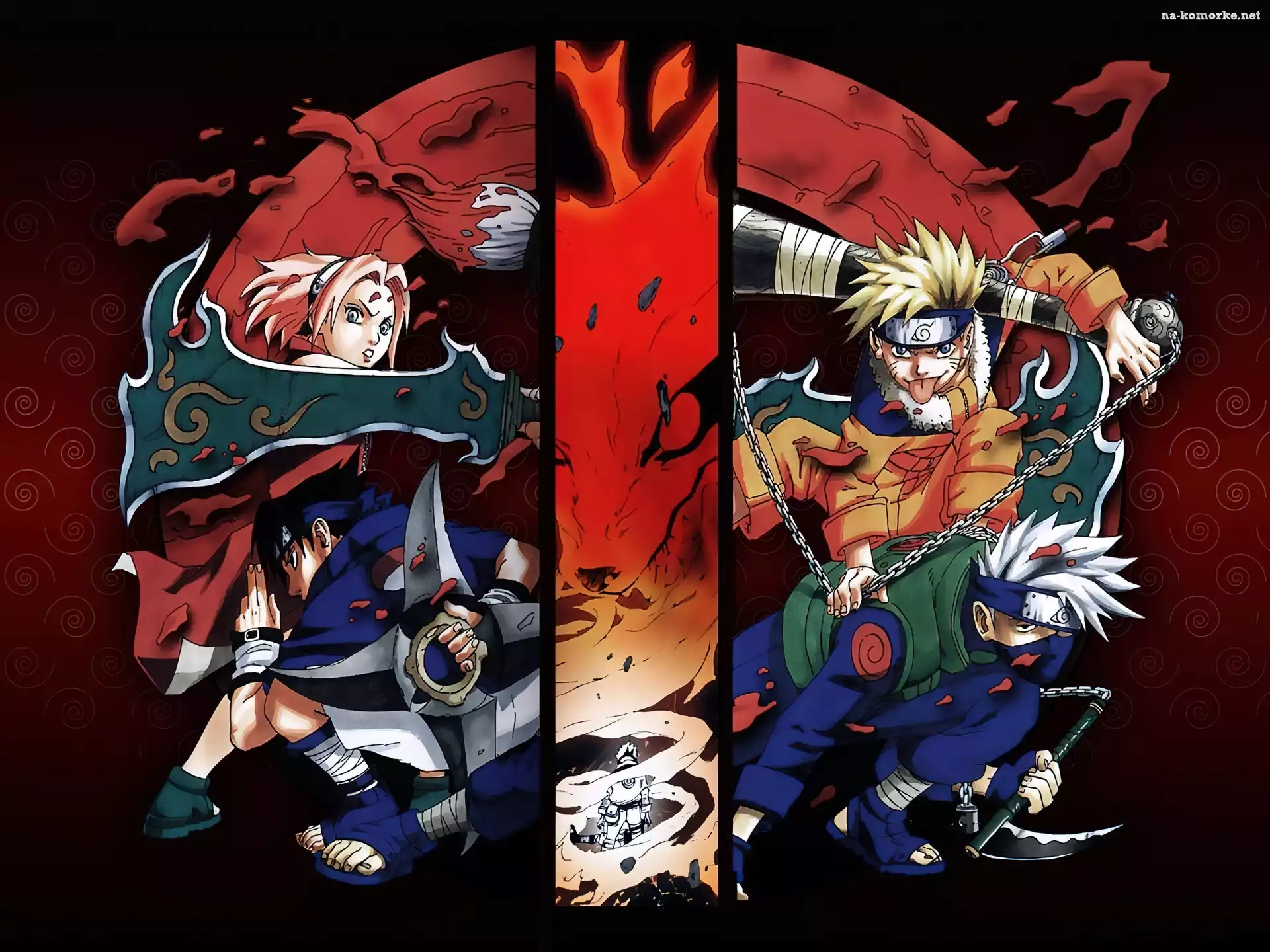Naruto, walka, ludzie