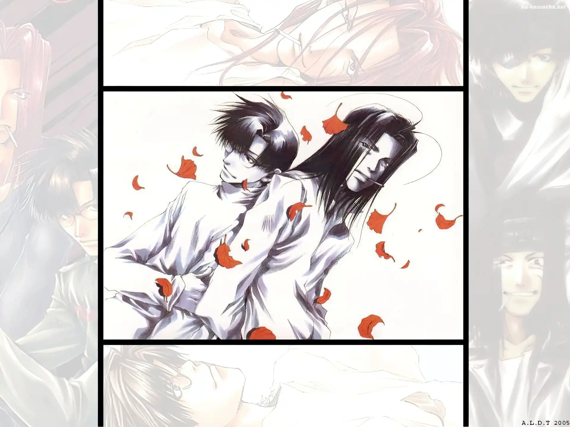 Saiyuki, ludzie, liście