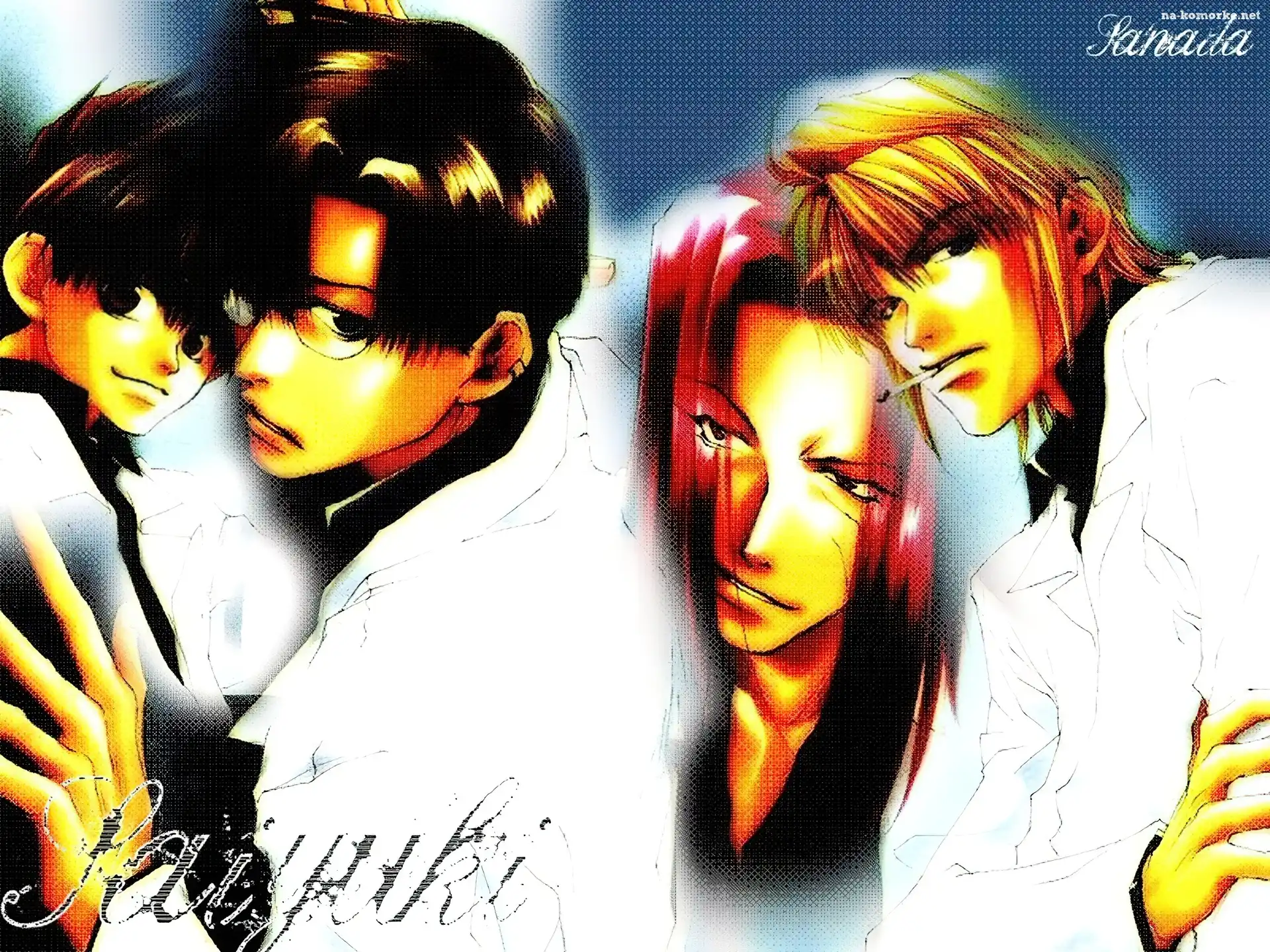 Saiyuki, ludzie, okulary