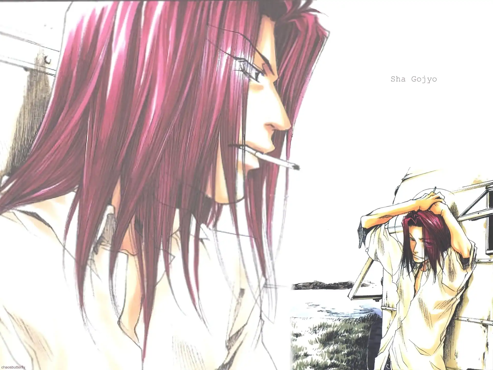 Saiyuki, papieros, ludzie