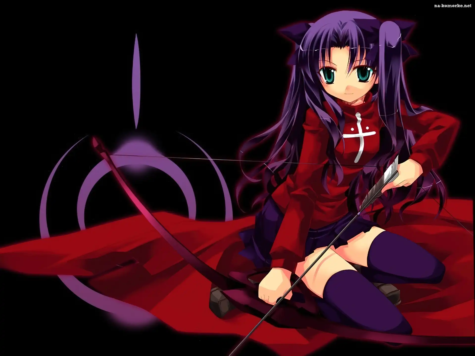 łuk, Fate Stay Night, dziewczyna, broń