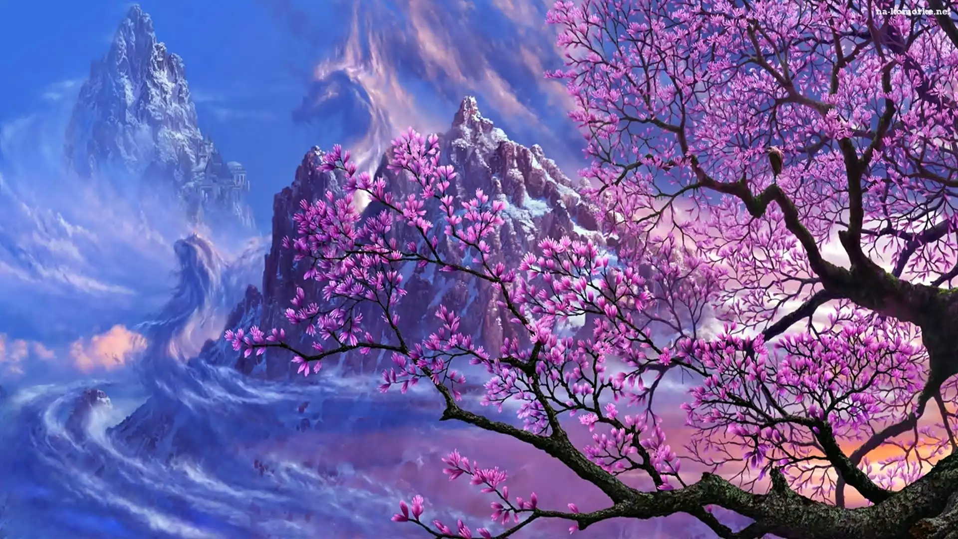Góry, Magnolia, Grafika