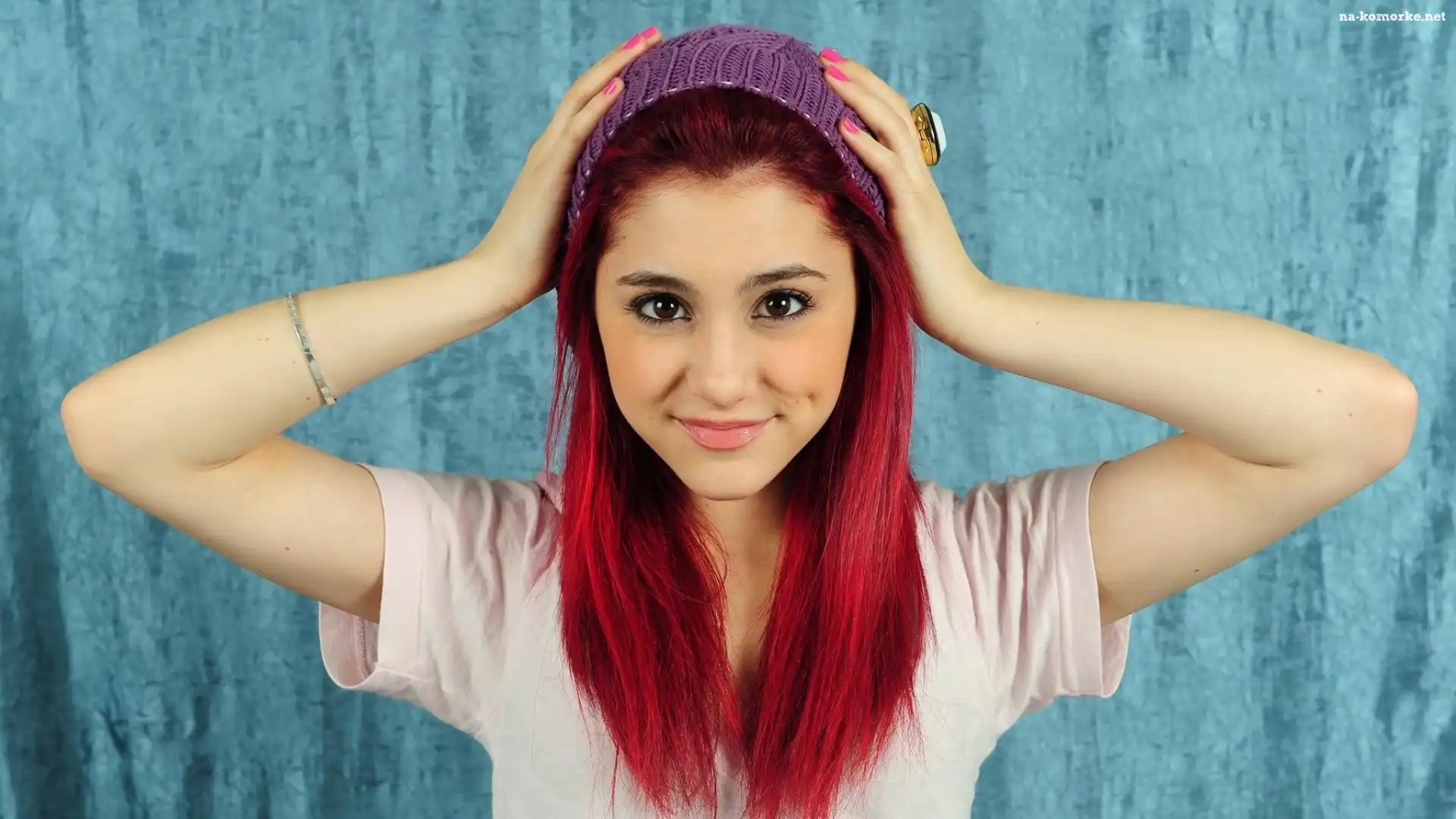 Makijaż, Ariana Grande, Kobieta, Bransoletka, Pierścionek