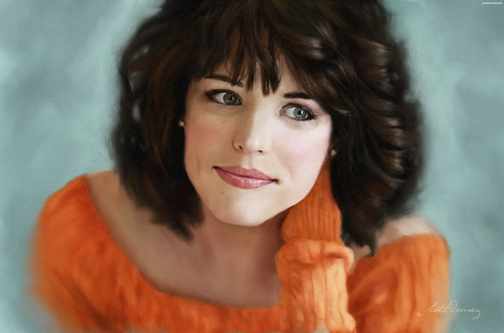 Malarstwo, Reprodukcja obrazu, Kobieta, Rachel McAdams