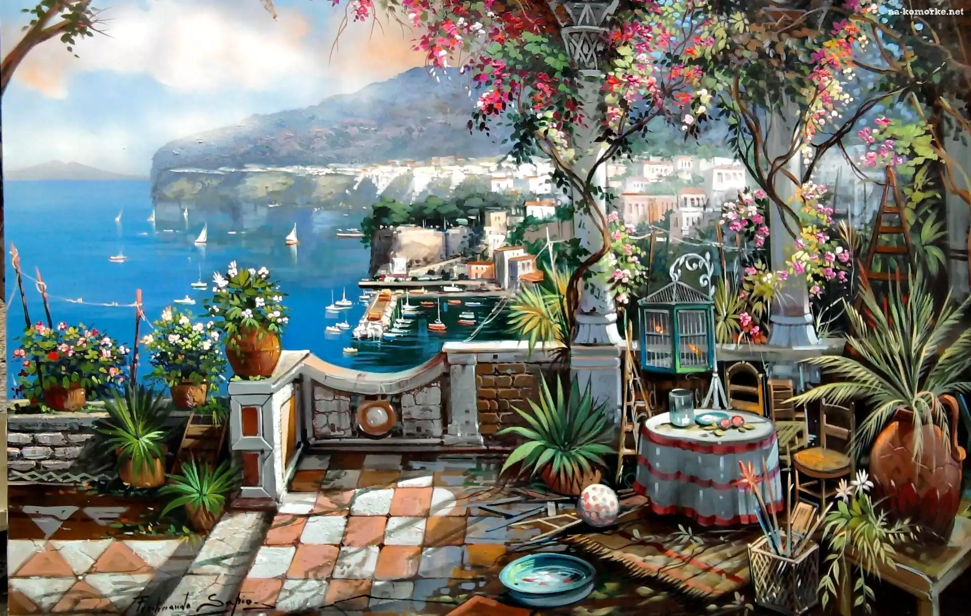 Malarstwo, Obraz, La Dolce Vita Sorrento