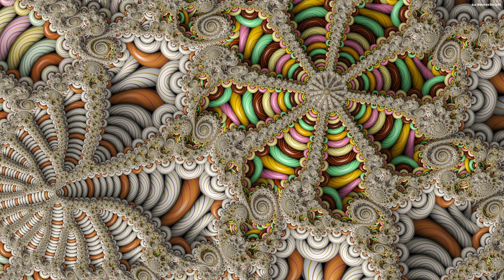 Mandelbulb, Wzory, Fraktal, Rozety
