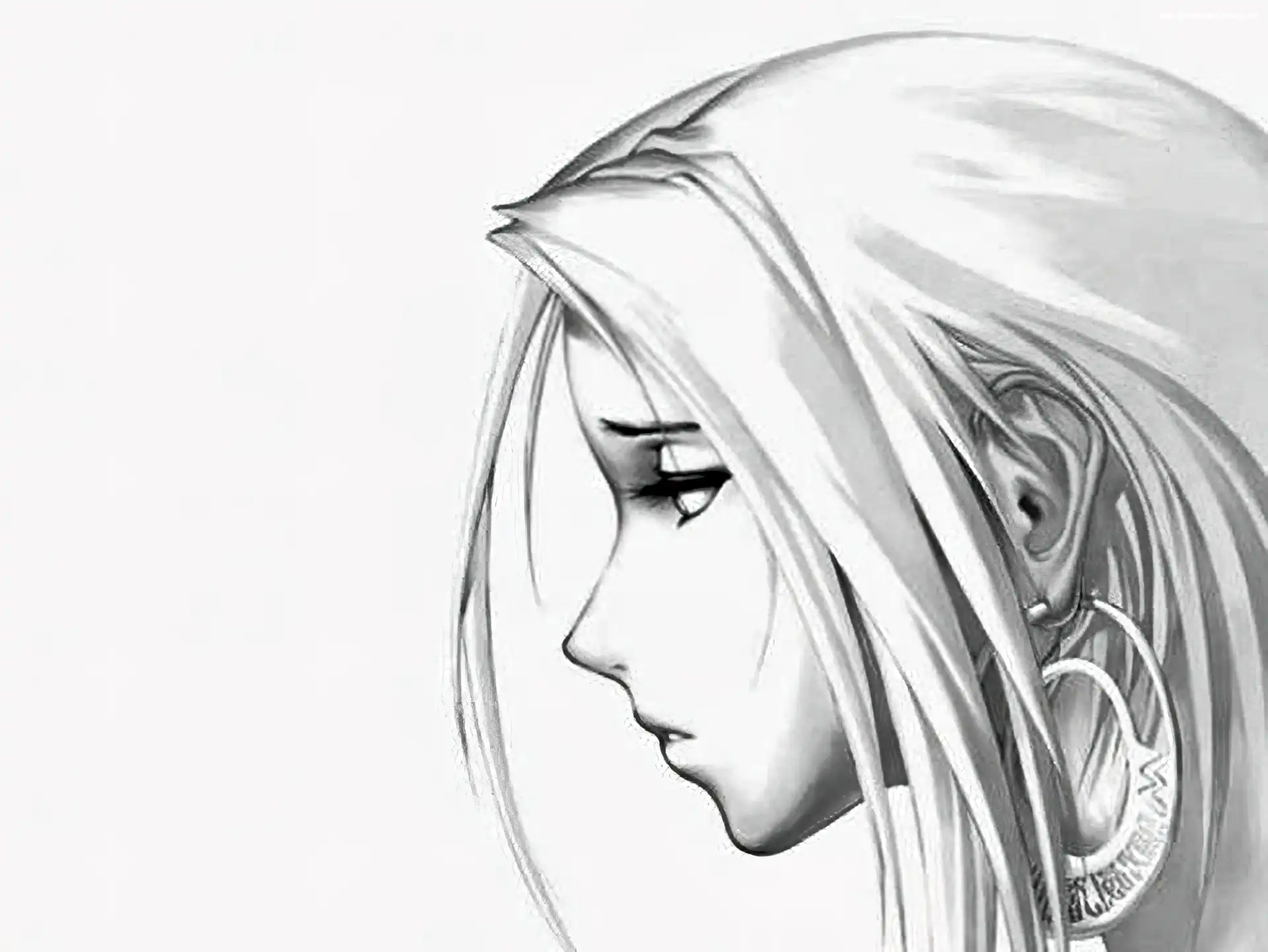 Dziewczyna, Manga, Twarz