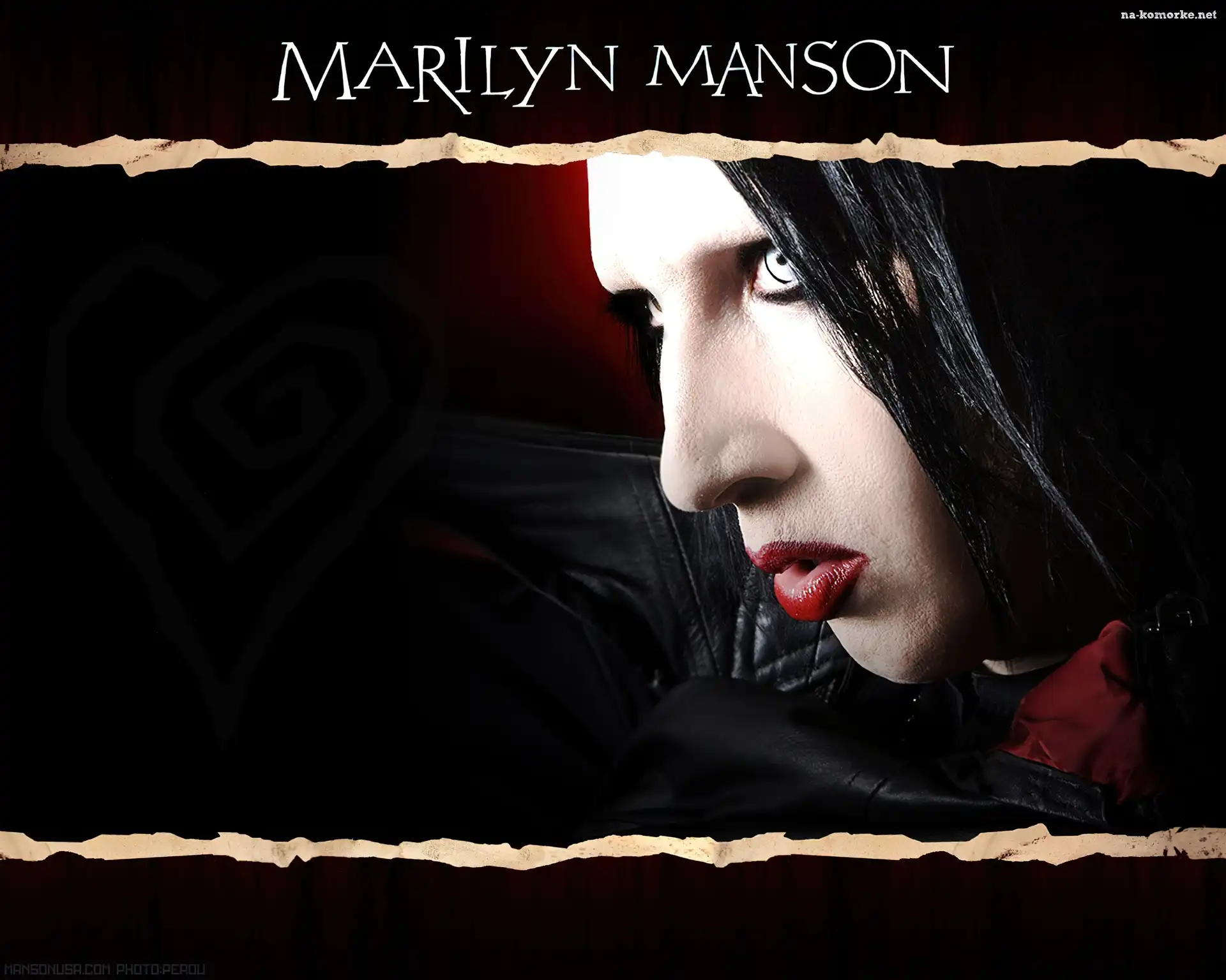 Marilyn Manson, Twarz