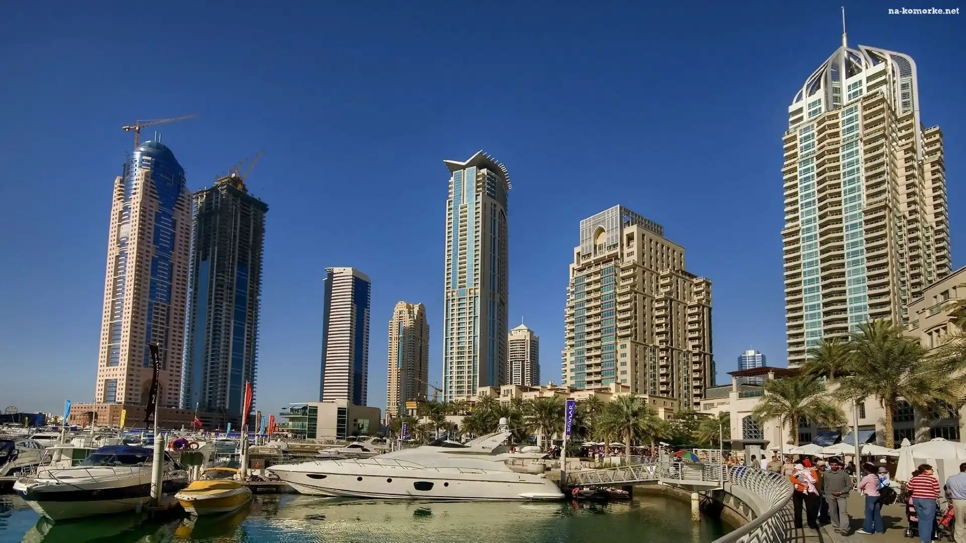 Marina, Marzeń, Miasto, Jachty, Dubaj, Hotel
