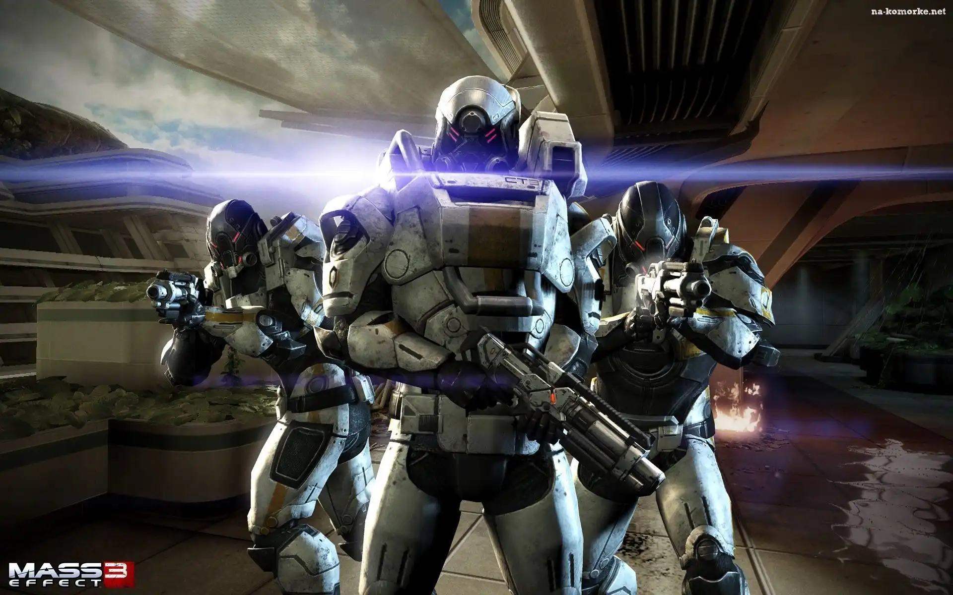 Mass Effect3, Postacie, Broń