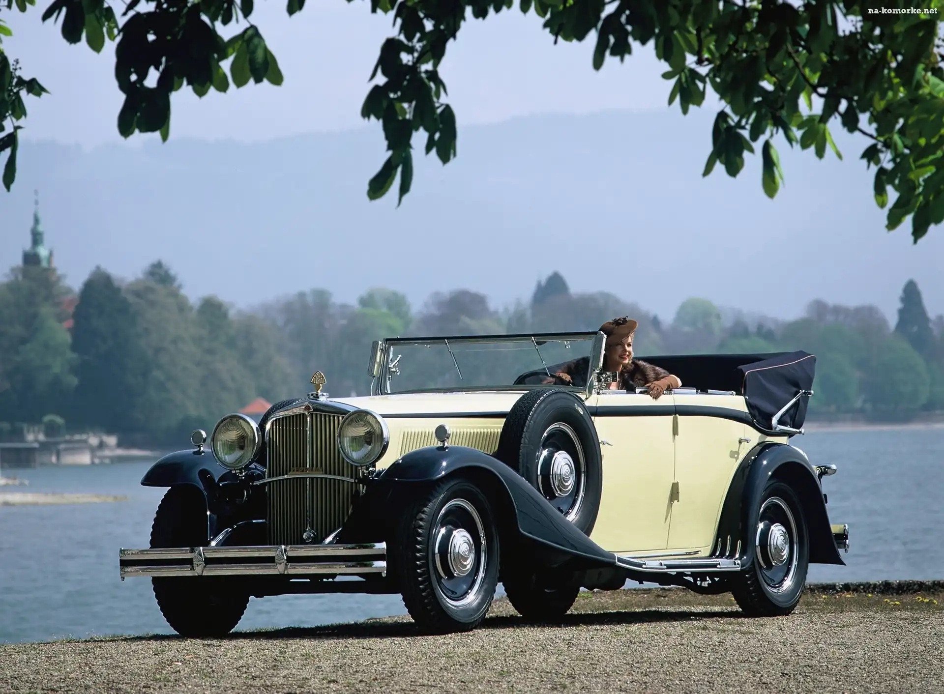 Maybach Zeppelin DS8, Czarny, Kabriolet, Biało