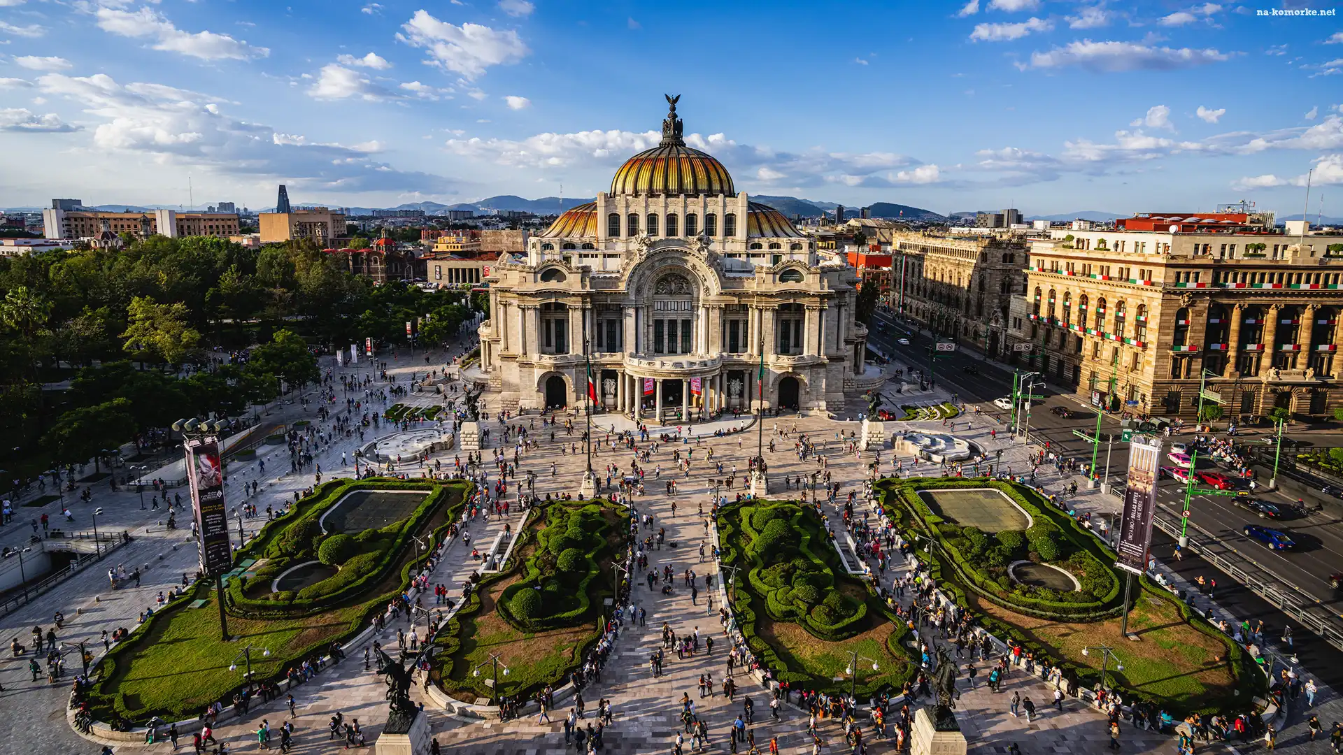 Meksyk, Dom Sztuki, Plac, Palacio de Bellas Artes, Domy