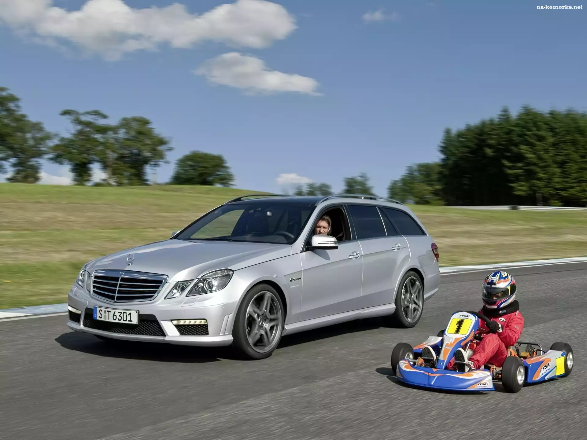 Mercedes Benz E63, Gokart, AMG, Kombi