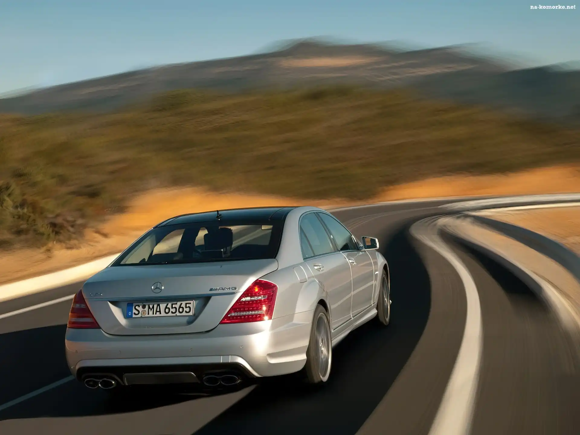 Mercedes, Zakręty, AMG, W221