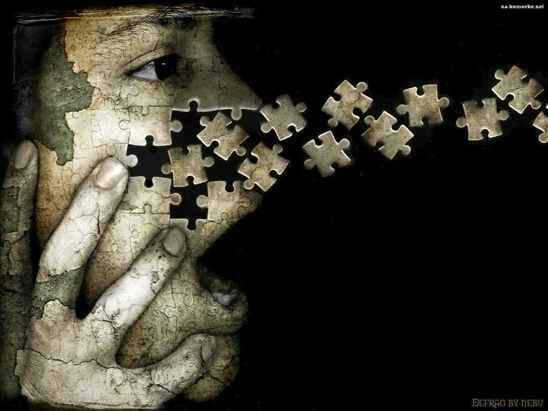 Twarz, Mężczyzny, Puzzle