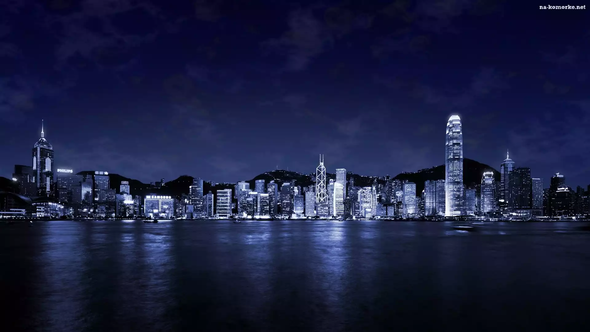 Miasto, Noc, Hong Kong