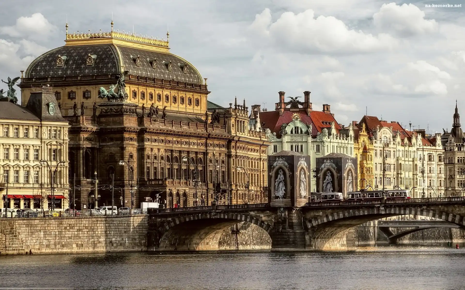 Miasto, Rzeka, Zabytki, Most