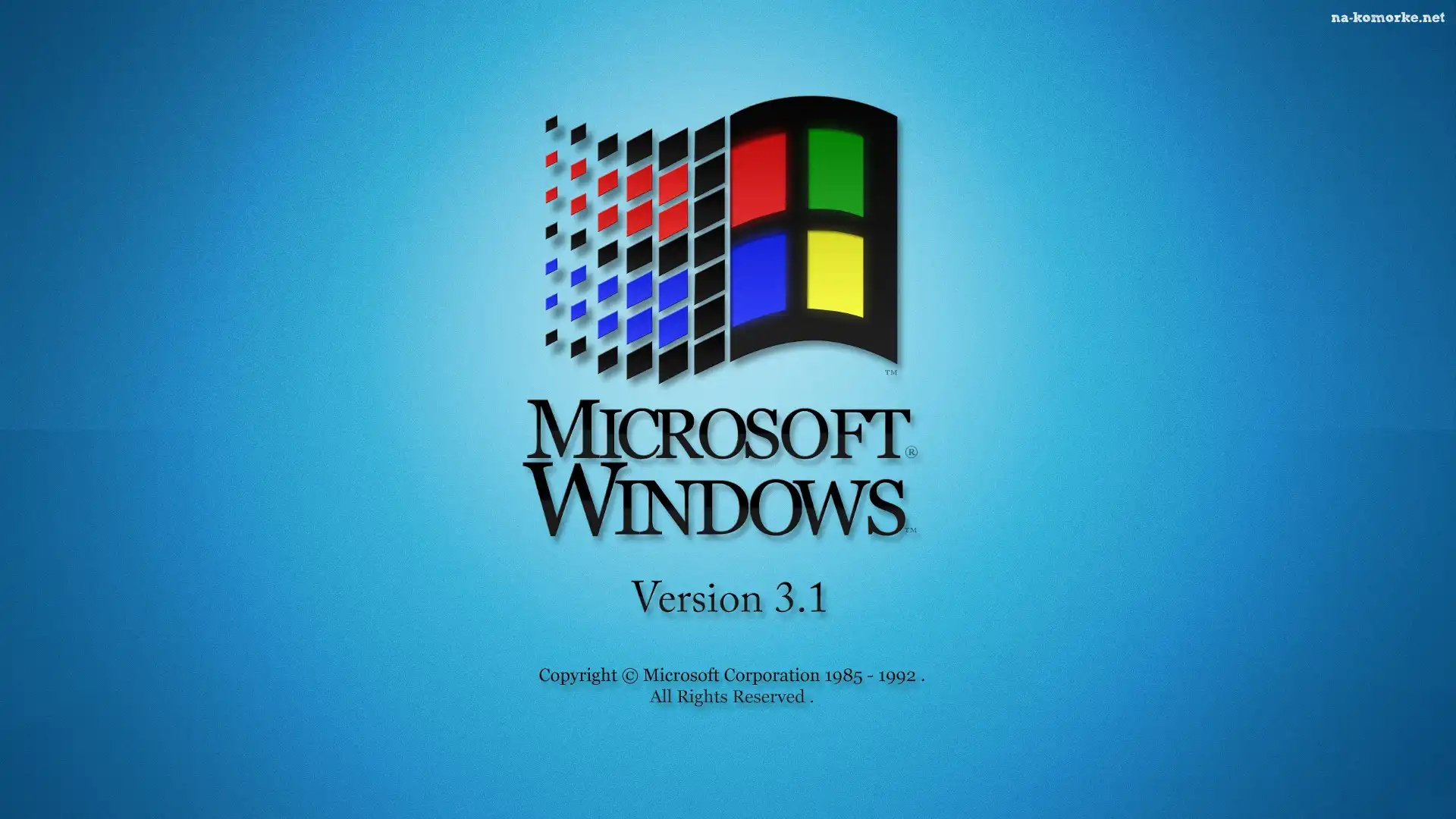 Microsoft, Logo, Windows, 3.1