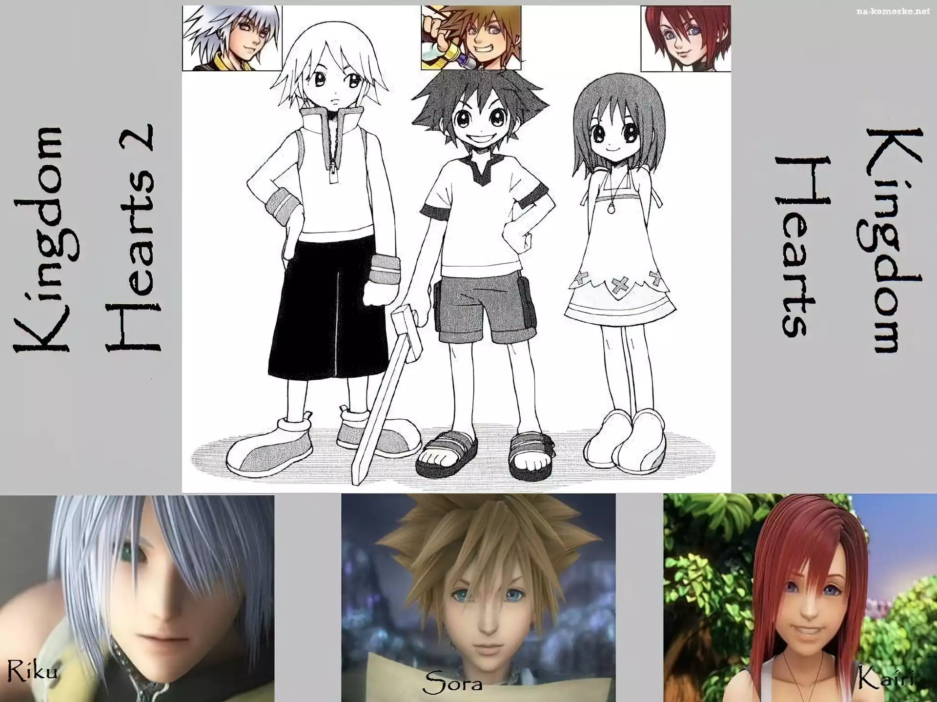 miecz, Kingdom Hearts, postacie