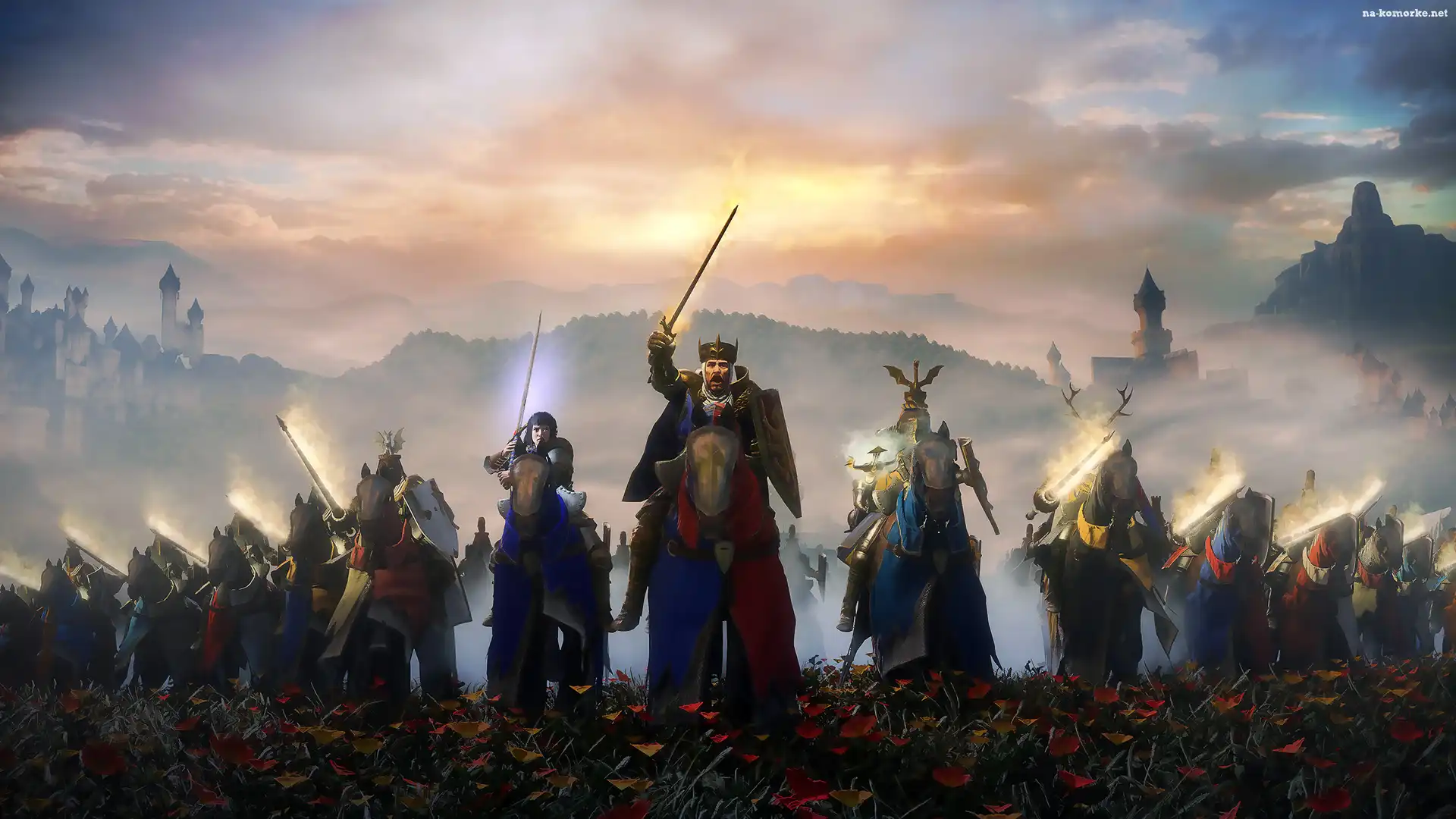 Miecze, Gra, Konie, Włócznie, Rycerze, Total War Warhammer III