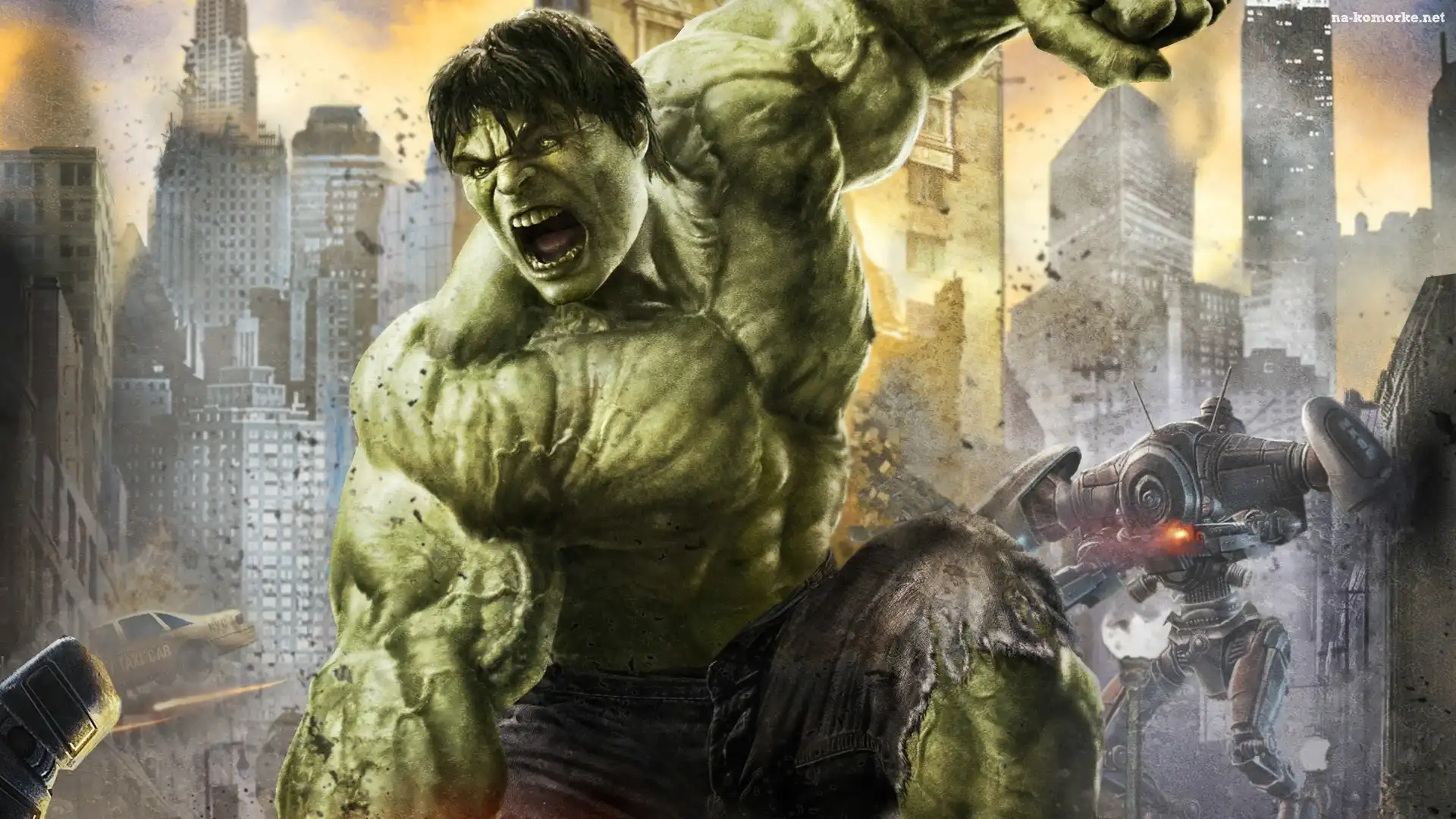 Hulk, Mięśnie, Roboty