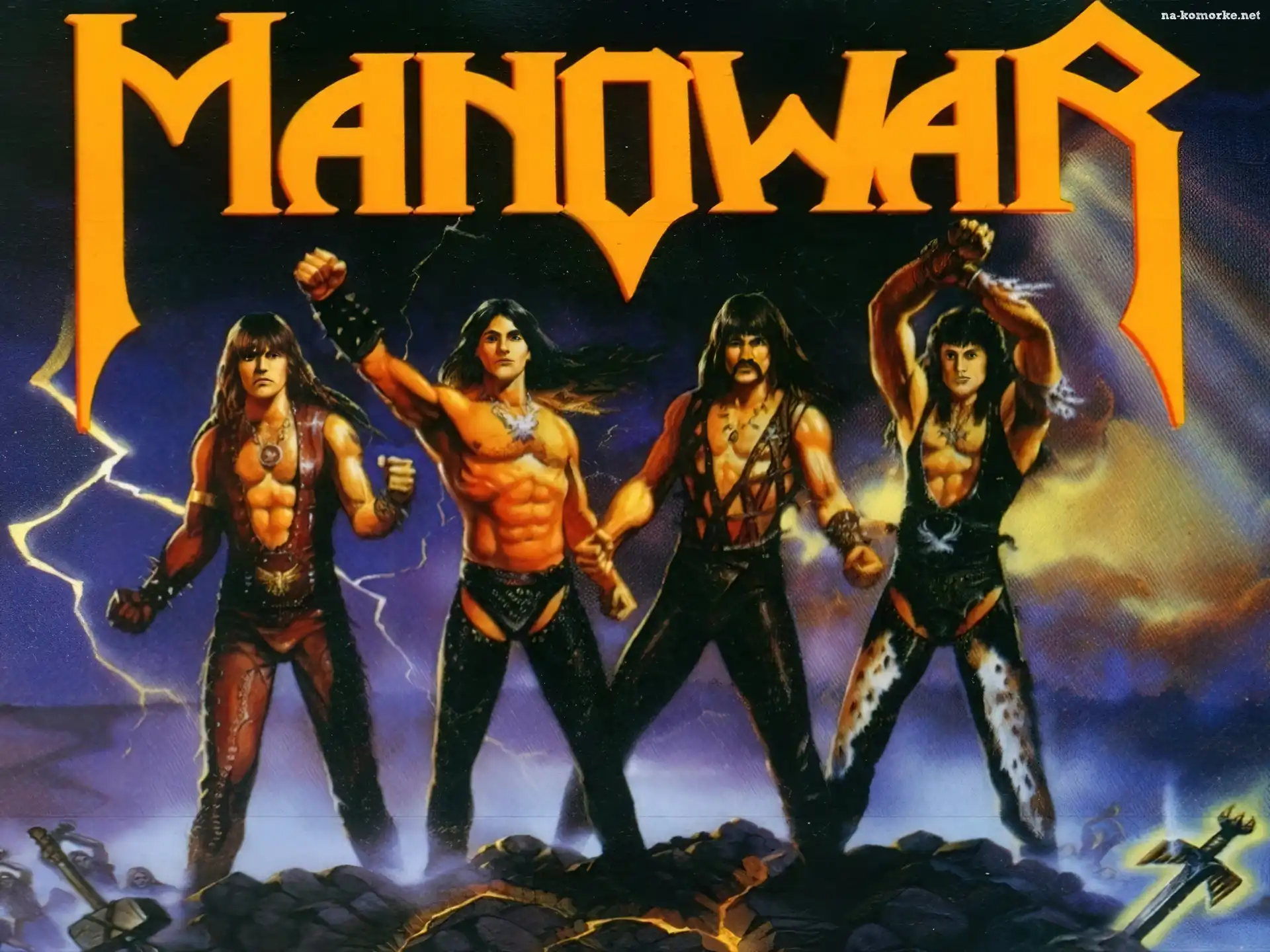 Manowar, mięśnie , miecz