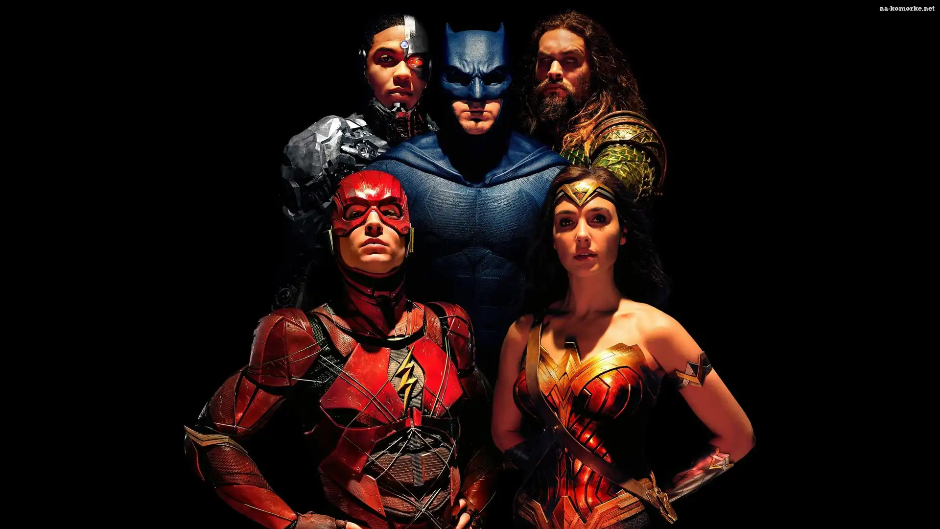 Film, Ezra Miller - Flash, Liga Sprawiedliwości, Gal Gadot - Wonder Woman, Justice League, Ray Fisher - Cyborg, Ben Affleck - Batman, Jason Momoa - Aquaman