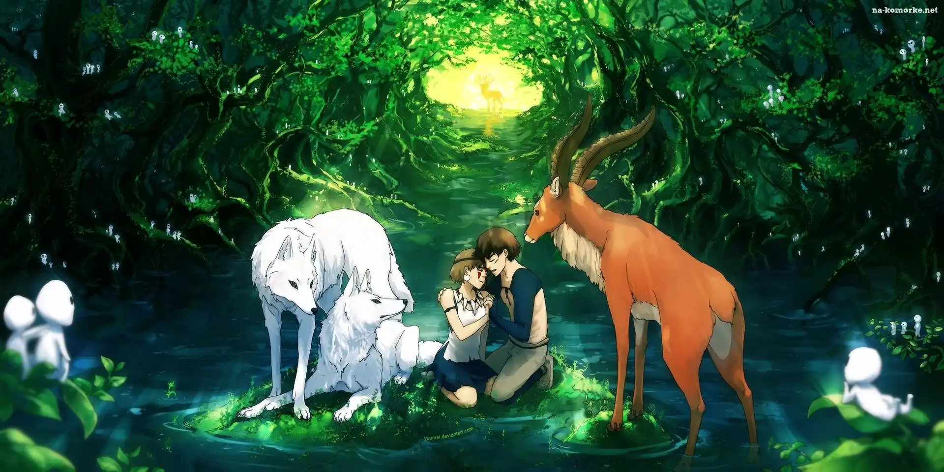 Mononoke Hime, Manga, Anime