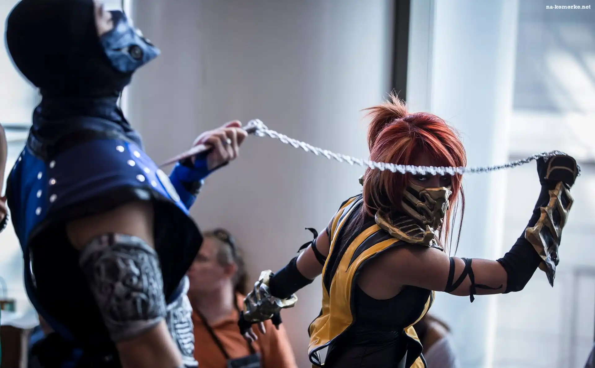Mortal Kombat, Cosplay, Scorpion, Sub-Zero