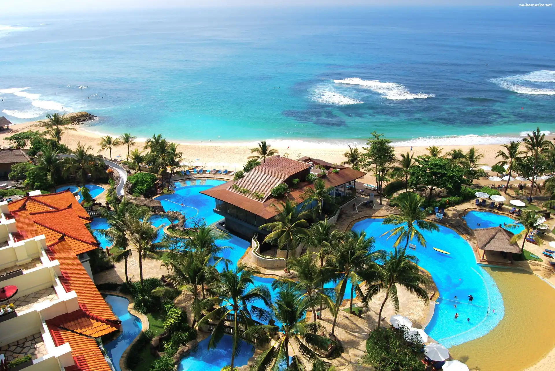 Morze, Indonezja, Hotel, Bali
