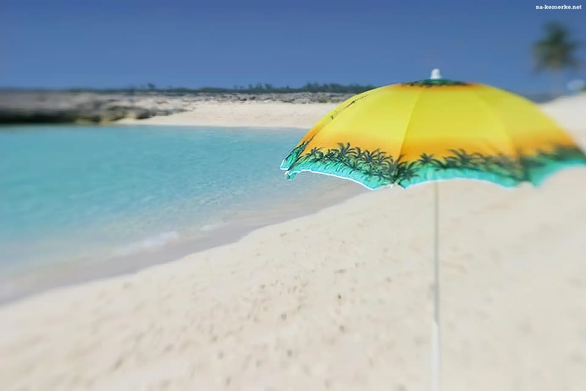 Plaża, Wakacje, Morze, Parasolka