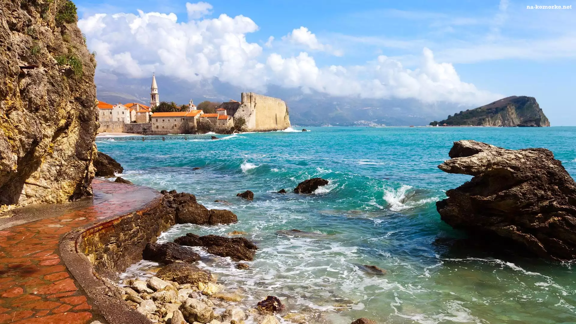 Morze, Czarnogóra, Skały, Montenegro