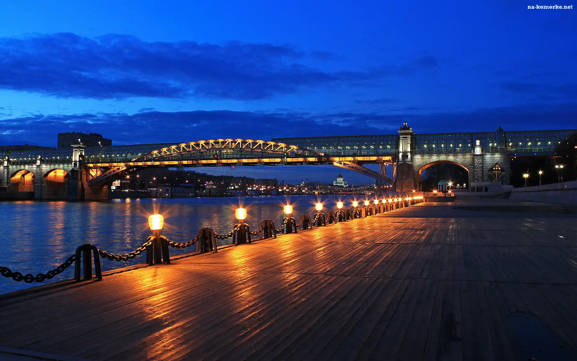 Most, Moskwa, Bulwar, Rzeka