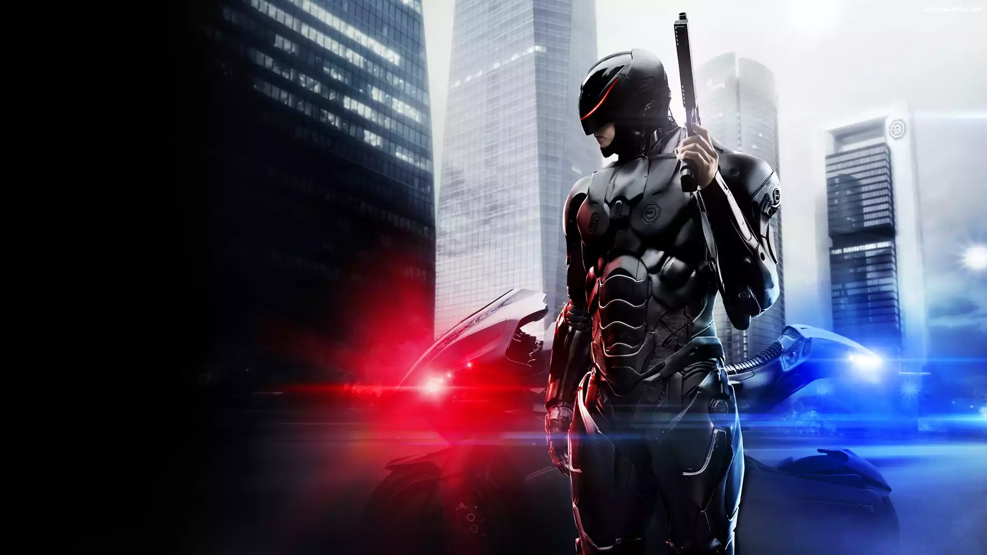 Motocykl, Film, 2014, RoboCop, Broń