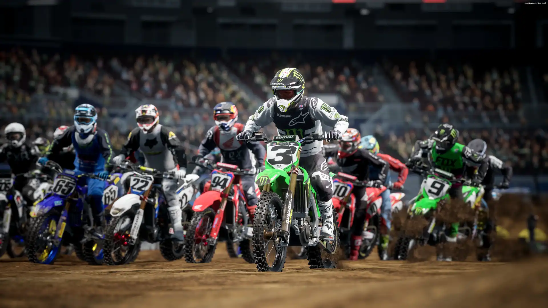 Gra, Motocykle, Monster Energy Supercross 4, Wyścig