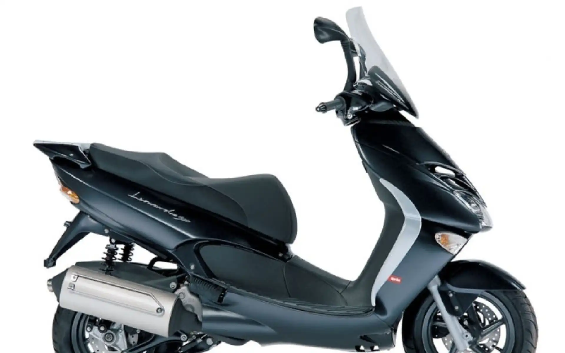 Czarny, Motor Aprilia, Skutery, Leonardo 50, Miejski