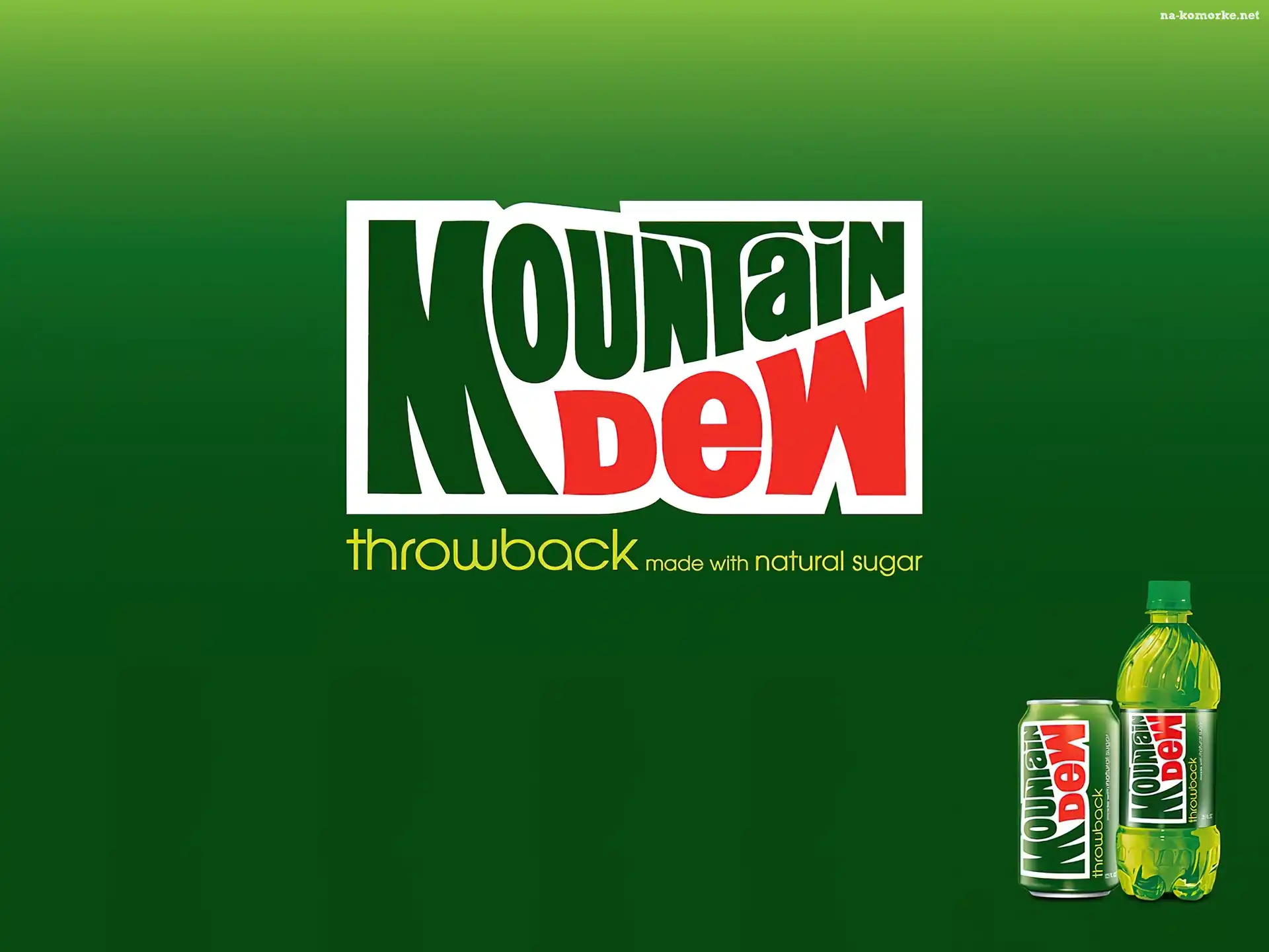 Puszka, Butelka, Mountain, Dew