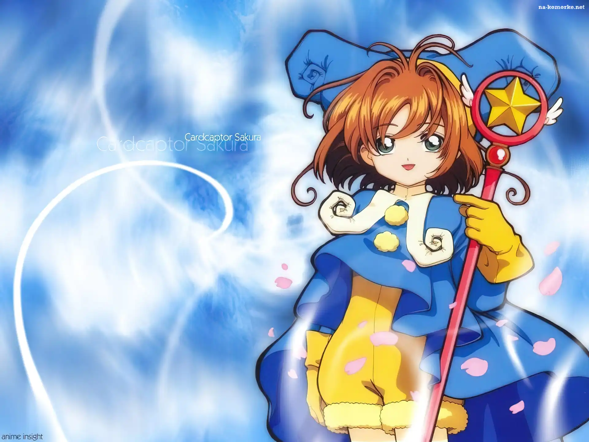 mundur, Cardcaptor Sakura, dziewczyna, kij, czapka