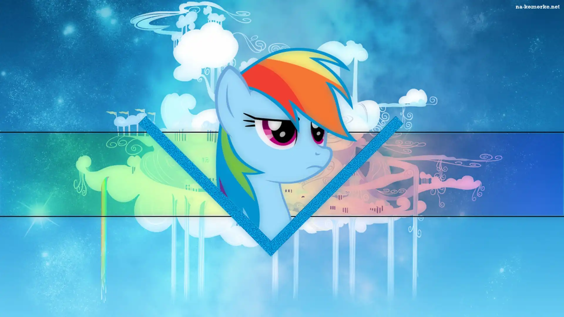 My Little Pony, Rainbow Dash, Cloudsdale