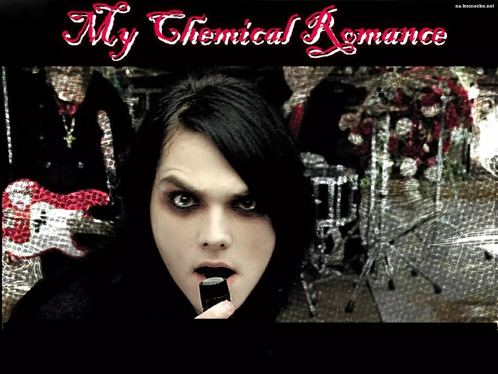 My Chemical Romance, perkusja, twarz kobiety