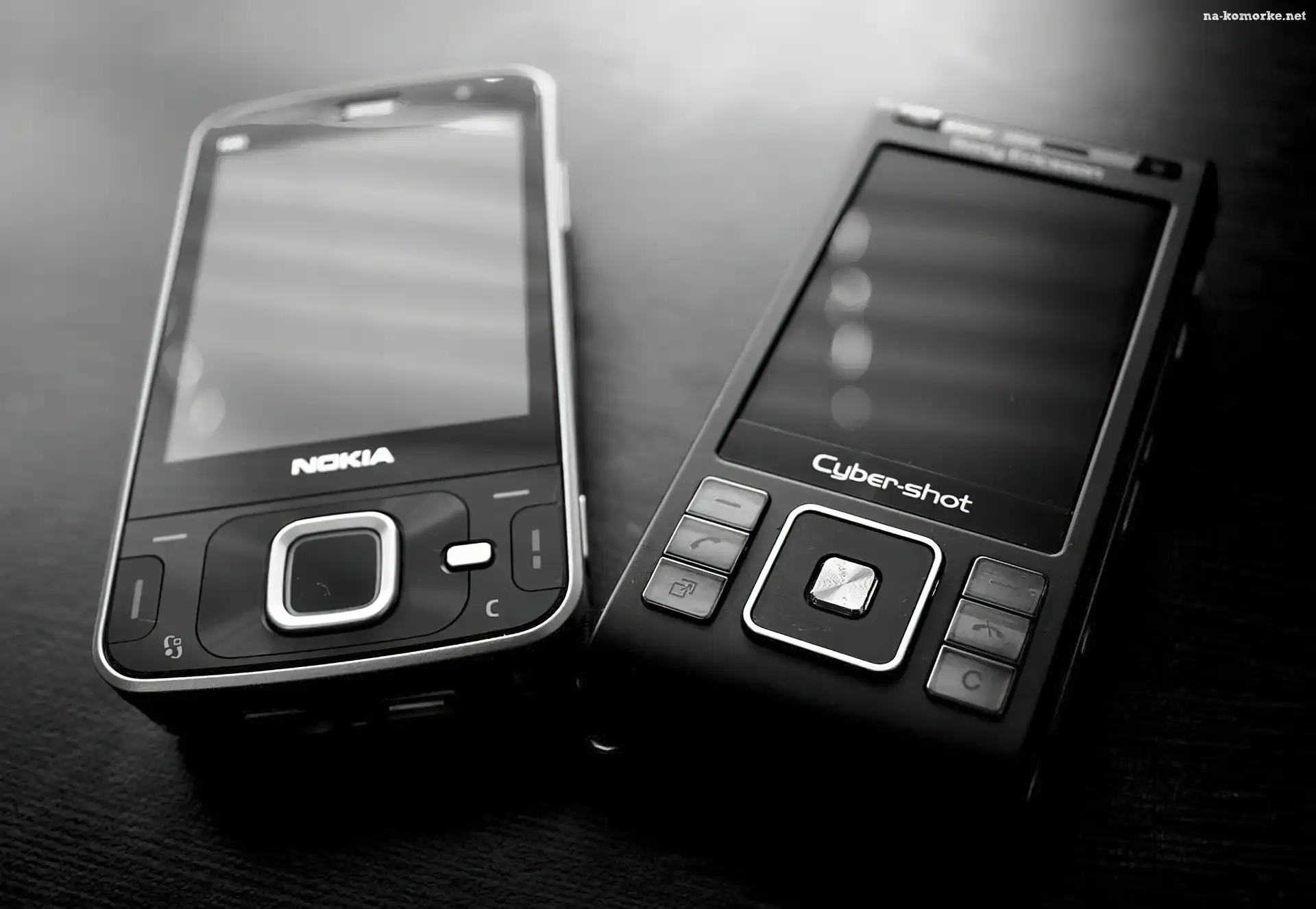 Nokia N96, Czarny, Sony Ericsson C905, Black