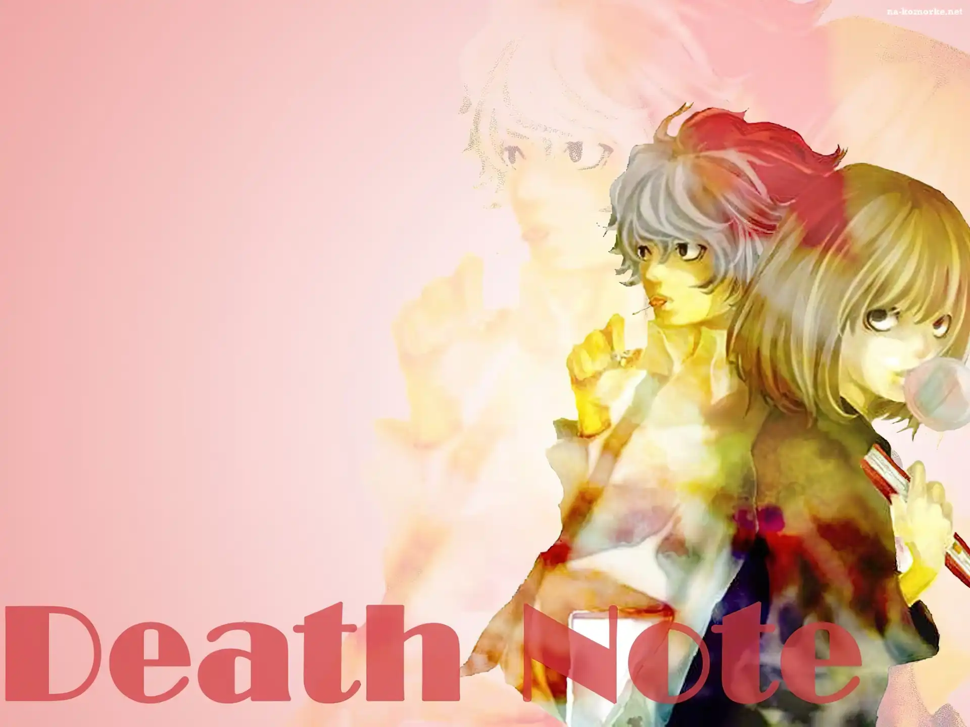 Death Note, balon, guma, dzieci, napis