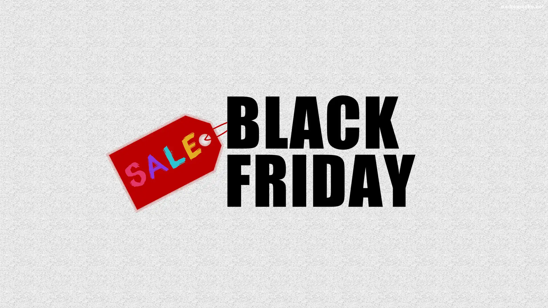 Napis, Sale, Black Friday, Zawieszka