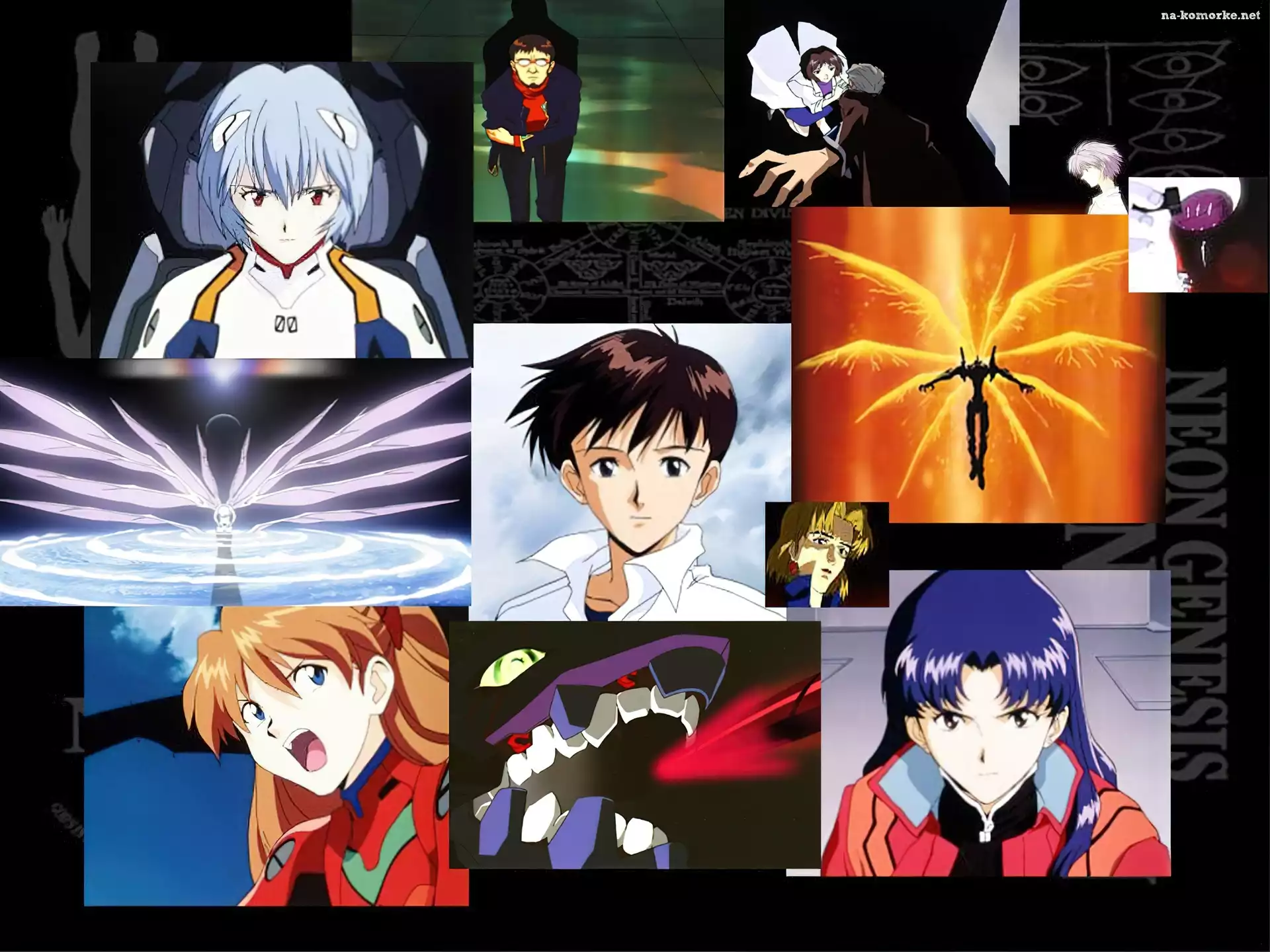 Neon Genesis Evangelion, plakat, ludzie