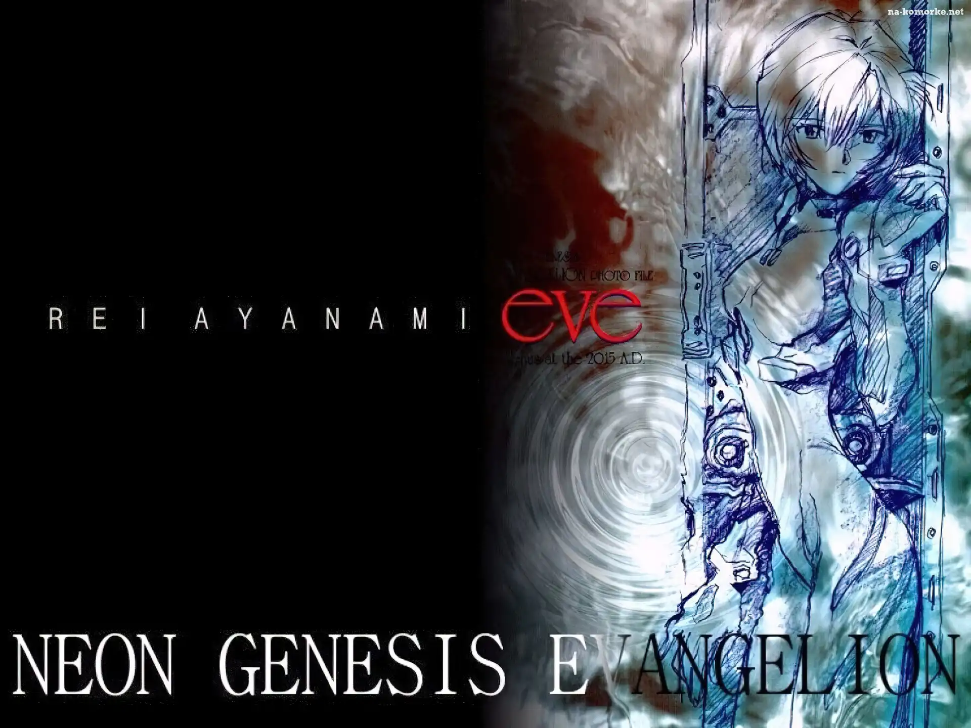 Neon Genesis Evangelion, postać, napis
