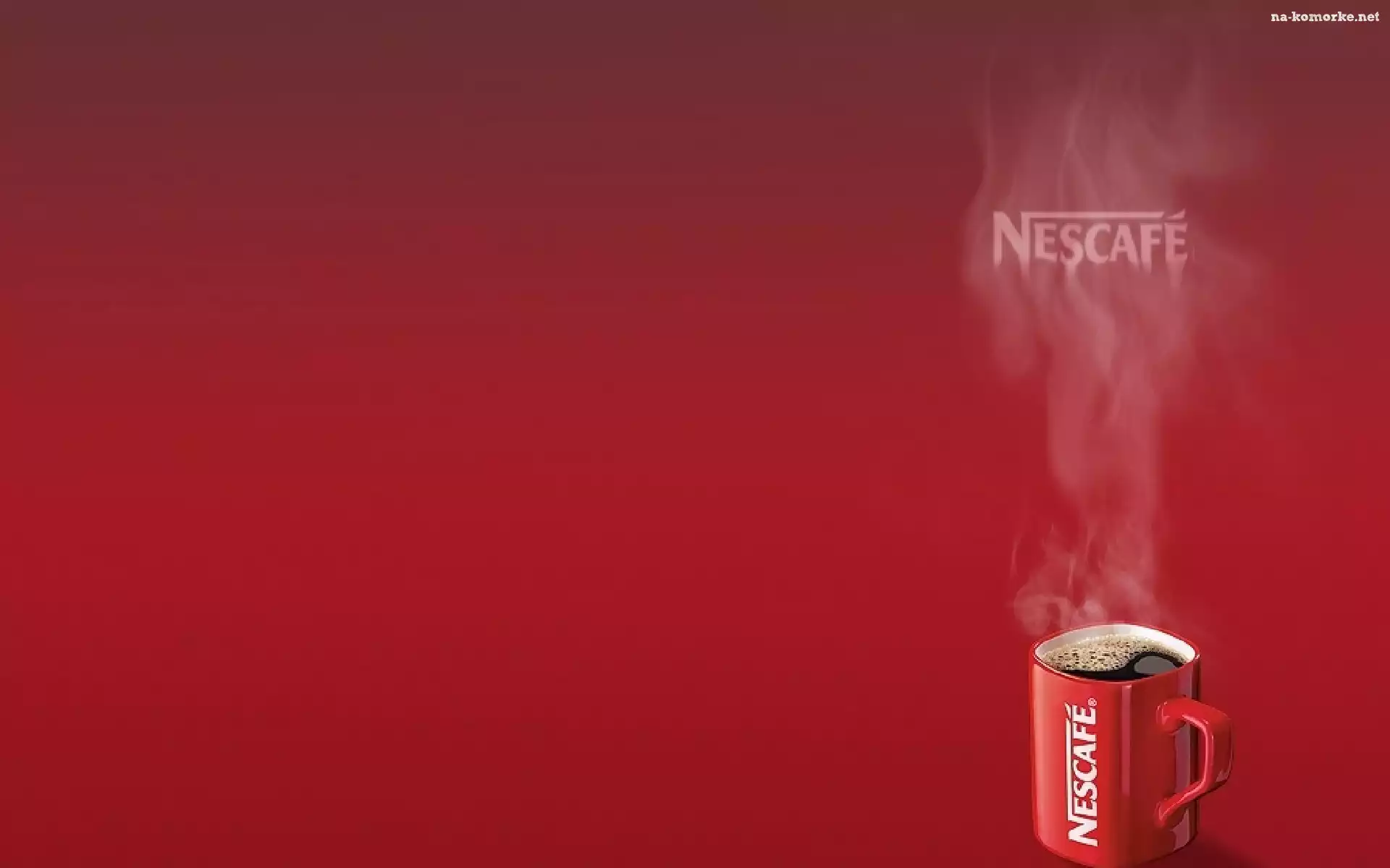 kubek, Nescafe, dym
