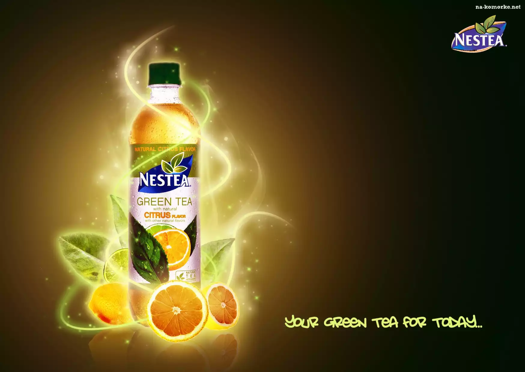 Butelka, Nestea, Pomarańczowa