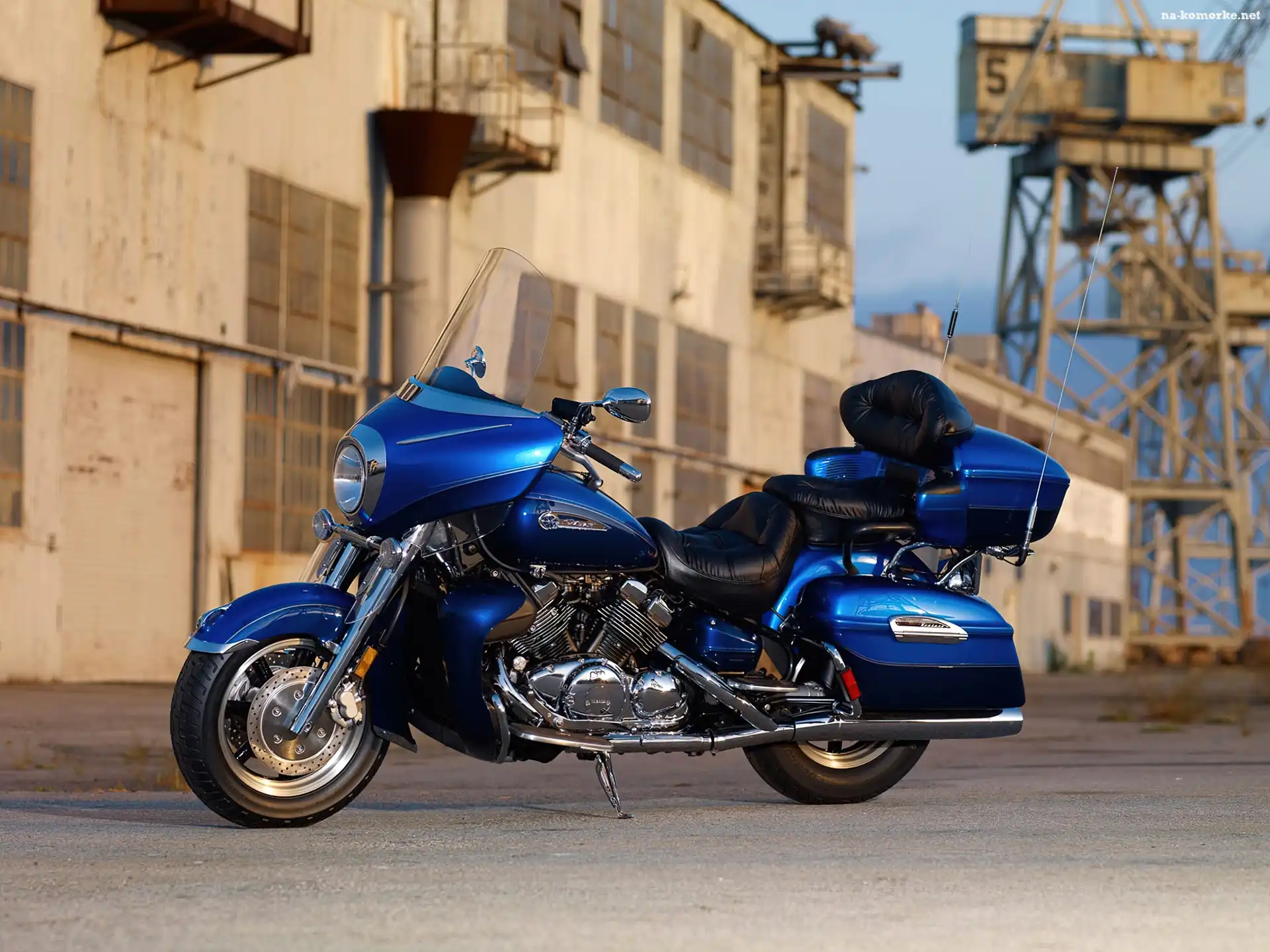 Niebieska, Yamaha Royal Star Venture, Chromy